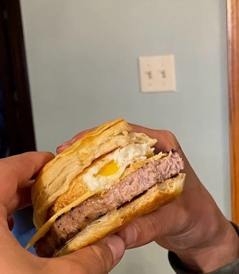 Sausage, Egg and Cheese Breakfast Sandwiches