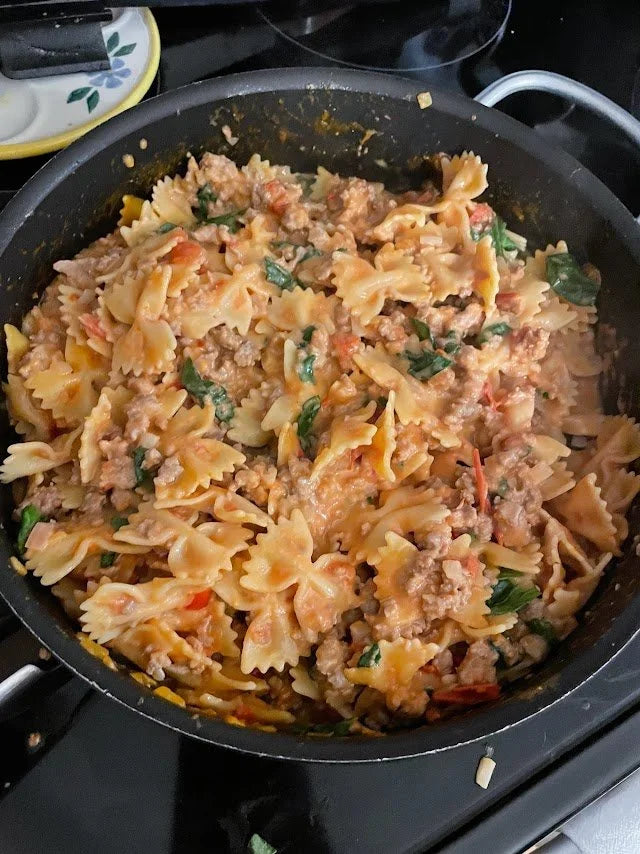 Pork Sausage Farfalle