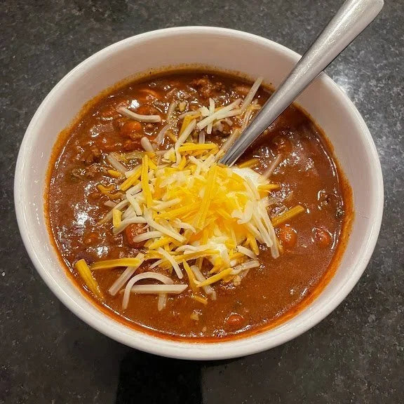 Poblano Pepper Beef Chili